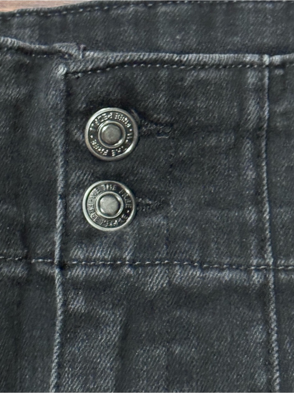 Free People "We The Free Jayde" flare jeans in a black wash - Picture 5 of 14